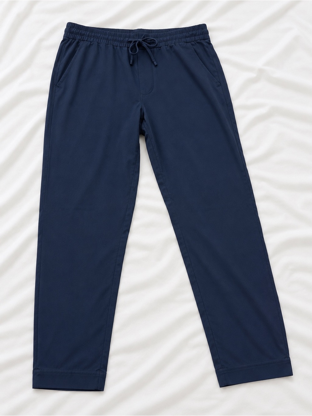 GAP Navy Straight-Leg Pull-On Pants